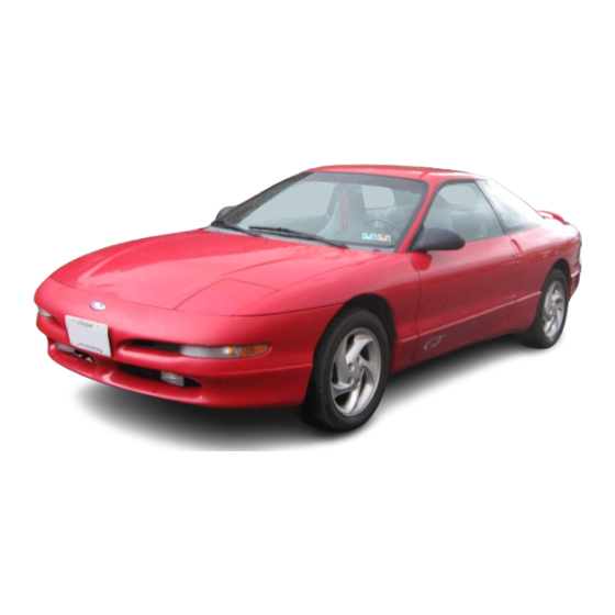 Ford Probe Owner's Manual