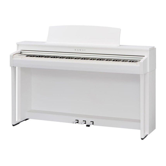 Kawai CN39 Setting Manual