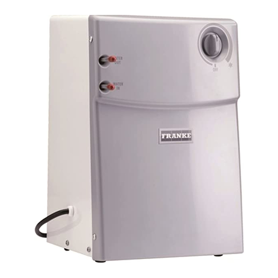 Franke CT-200 Installation Manual