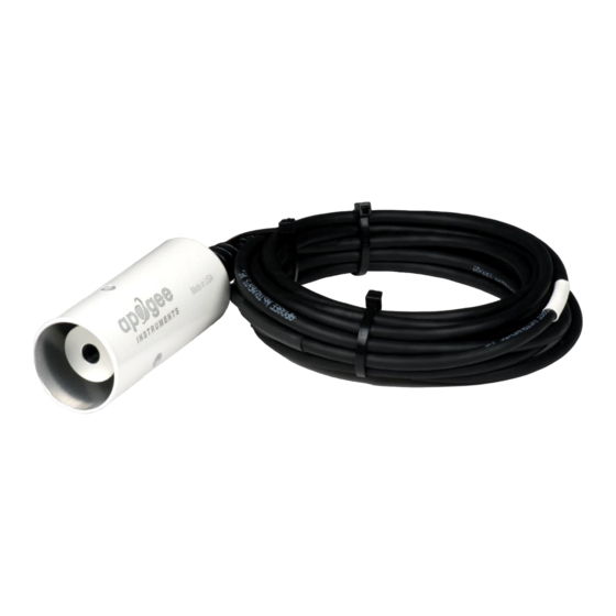 Apogee Instruments SI-100 Series Owner's Manual