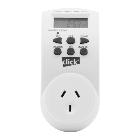Click CLKTS02 Operating Instructions