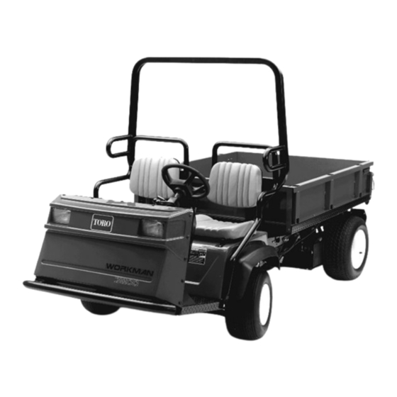 Toro Workman 3100 Utility Vehicle Manuals