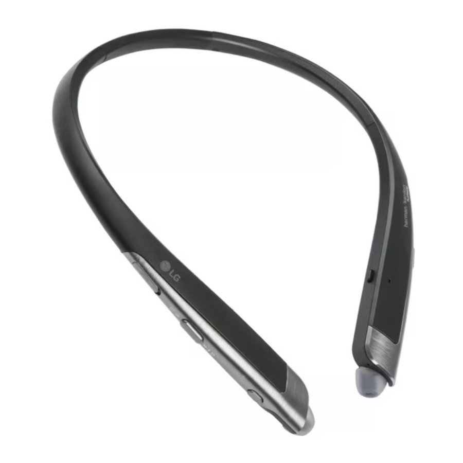 LG TONE PLATINUM HBS-1100 - Bluetooth Wireless Stereo Headset Manual