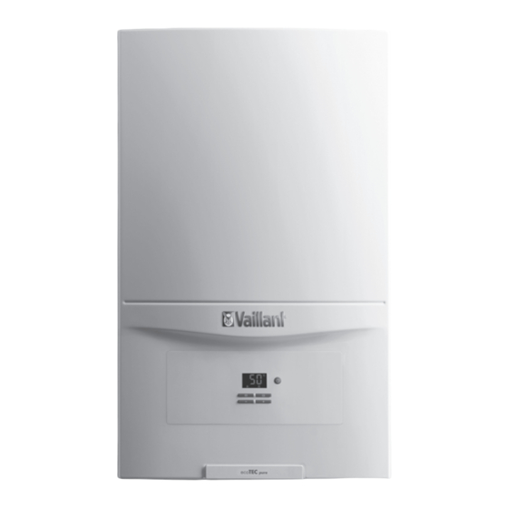 Vaillant ecoTEC pure VCW 206/7-2 Installation And Maintenance Instructions Manual