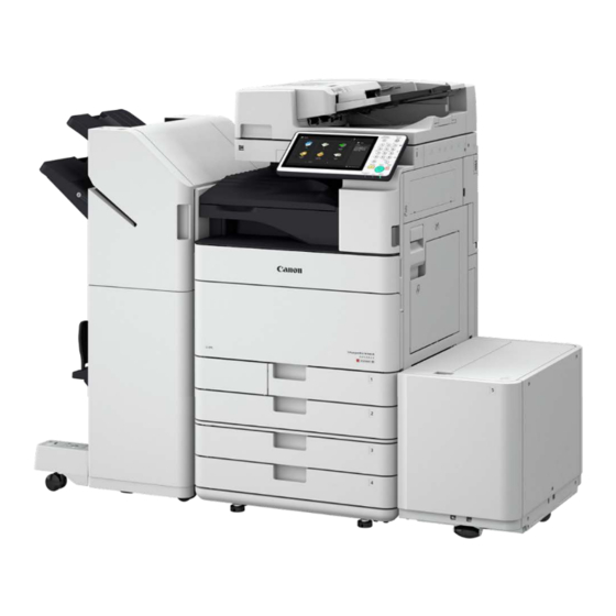 Canon imageRUNNER ADVANCE C5500 III Series Service Manual