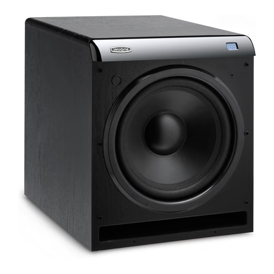 Velodyne CHT-12Q Specifications