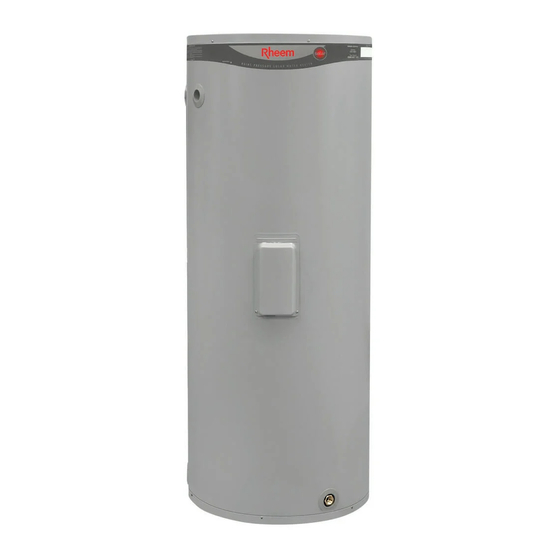 RHEEM SOLAR LOLINE WATER HEATER OWNER'S MANUAL AND INSTALLATION