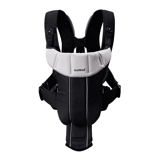 BabyBjorn BABYBJÖRN COMFORT CARRIER Owner's Manual