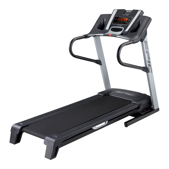 Epic view 550 online treadmill manual