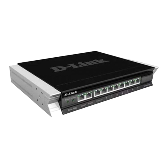 D-Link NetDefend DFL-210 Log Reference Manual