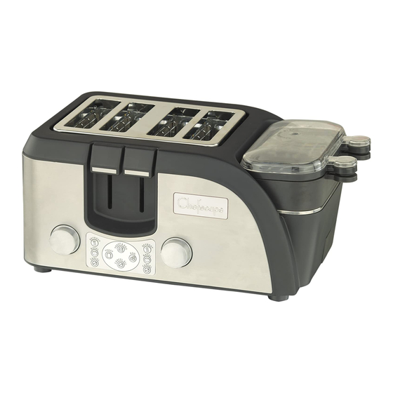 CHEFSCAPE 4SLOT EGG & MUFFIN TOASTER INSTRUCTION MANUAL Pdf Download
