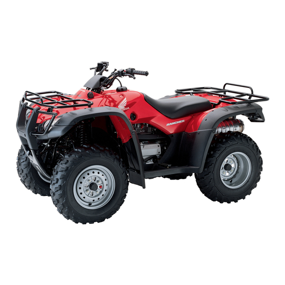 HONDA TRX350FM FOURTRAX 350 4X4 OWNER'S MANUAL Pdf Download | ManualsLib