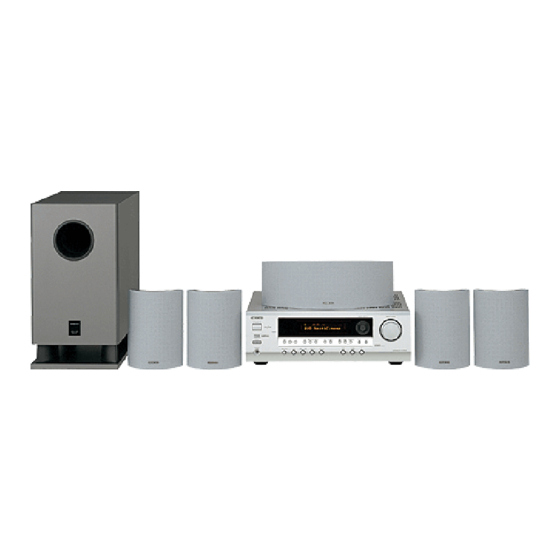 Onkyo HT-S580 Instruction Manual
