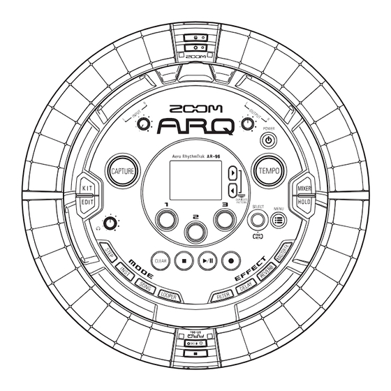 ZOOM ARQ AR 96 QUICK MANUAL Pdf Download ManualsLib