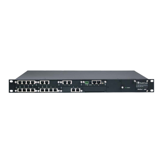 AudioCodes MEDIANT 1000 Configuration Manual