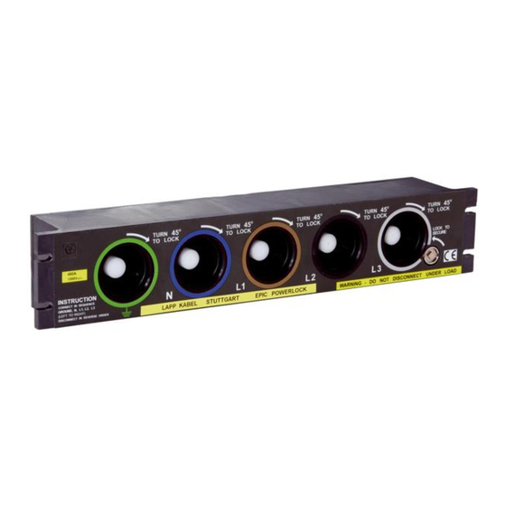 LAPP POWERLOCK BOX User Manual