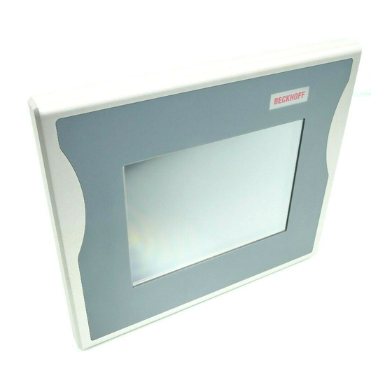 Beckhoff CP78 Series Installation And Operating Instructions Manual