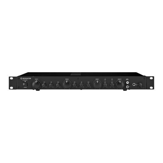 Monacor SA-440/SW Instruction Manual