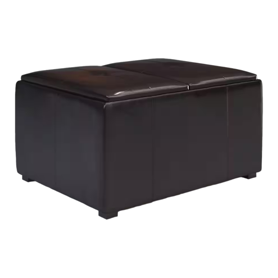 Simpli Home AVALON AY-F-07SM-BR Manual