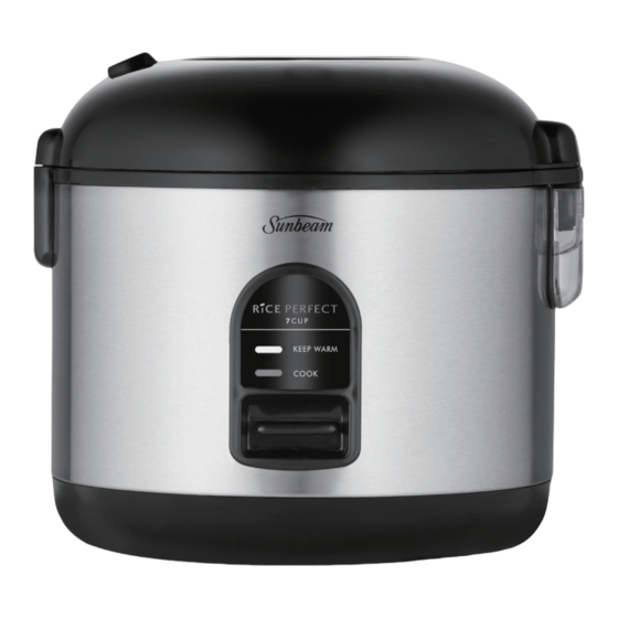 Sunbeam RICE PERFECT DELUXE 7 User Manual
