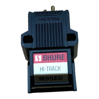 Shure M95ED Manual