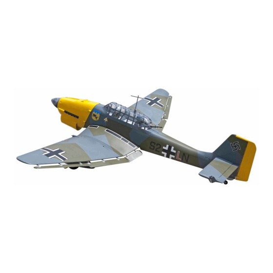 Black Horse Model JU87-STUKA Instruction Manual Book