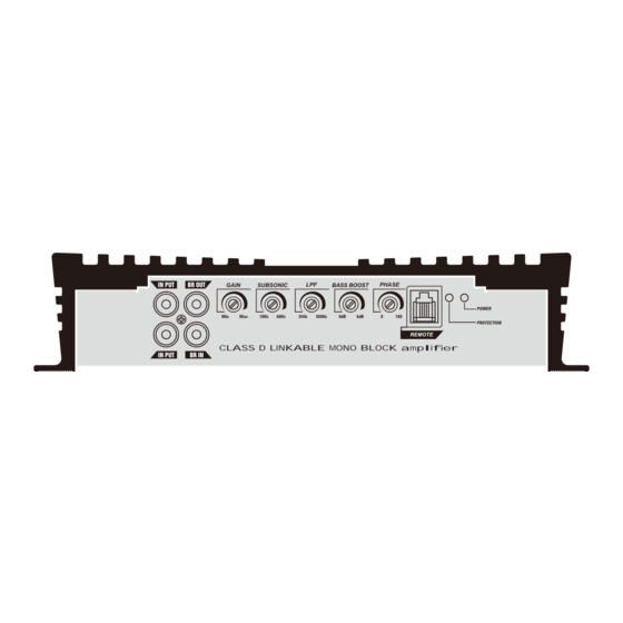 Ampere Audio AA-1000.1D Owner's Manual