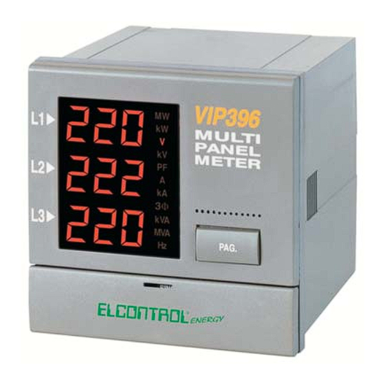 Elcontrol Vip 396 485 Addition To The User Manual