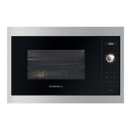 DeDietrich DMG7129X User Manual