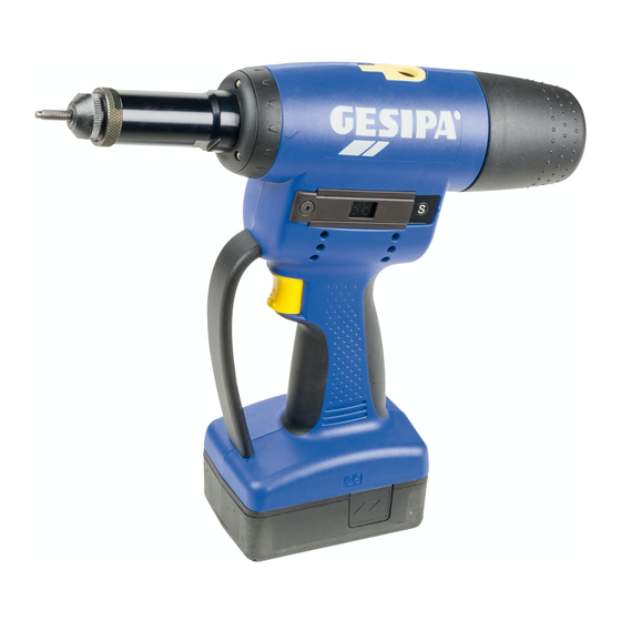 Gesipa FireBird Pro Operating Instructions With Spare Parts List