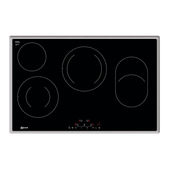 NEFF T18BD36N0 Installation Instructions Manual
