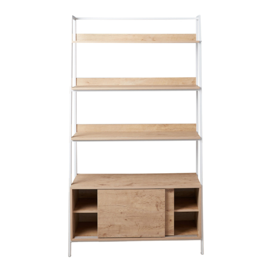 Mocka Kent Ladder Bookcase Assembly Instructions Manual