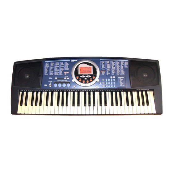 Panasonic SX-KC200 Manual
