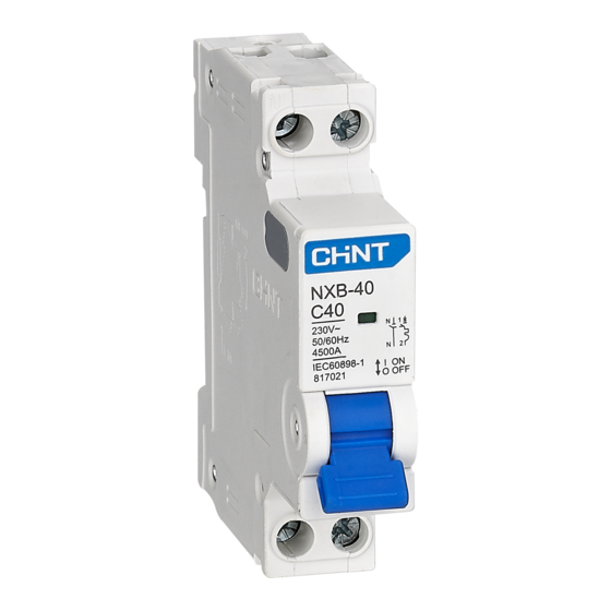 CHINT NXB-40 User Instruction