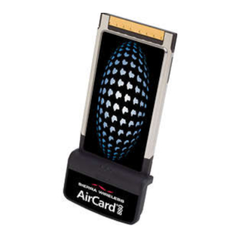 Sierra Wireless AirCard 881 Wireless Modem Manuals