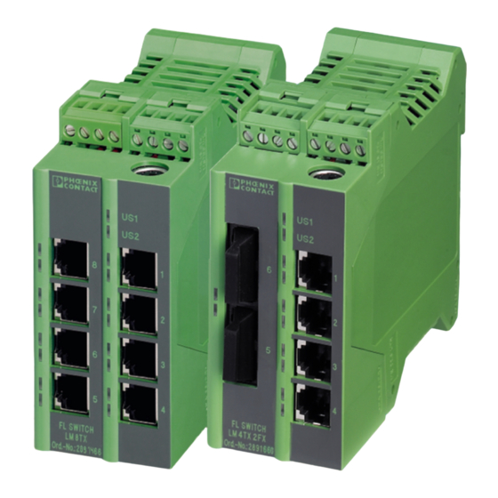 Phoenix Contact FL SWITCH LM 5TX User Manual