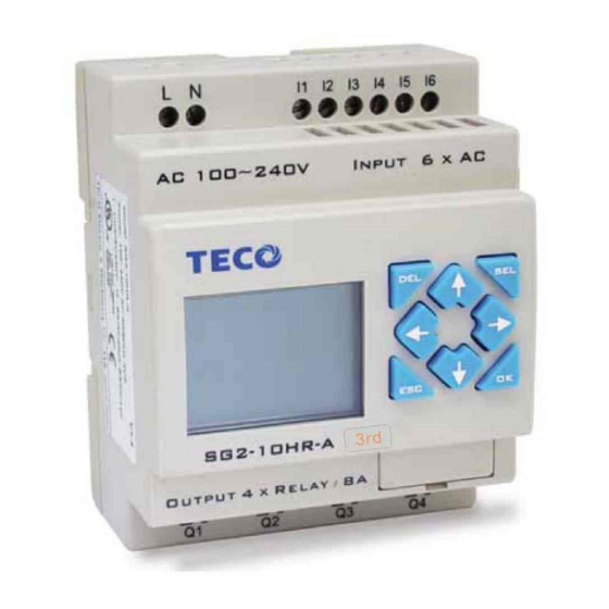 TECO SG2-10HR-A User Manual