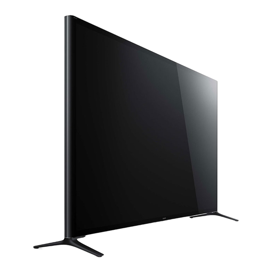 Sony Bravia KD-65X9500B Quick Start Manual