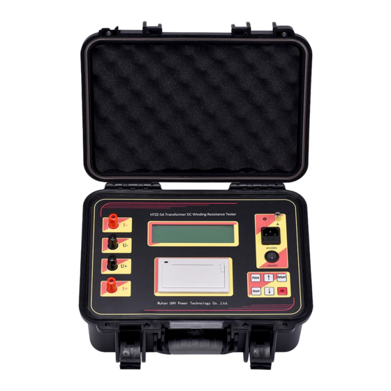 HVTest HTZZ-5A Manual