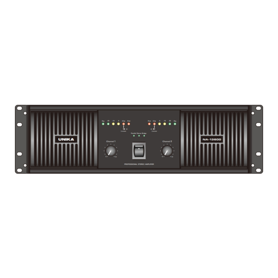 Unika NA-Series User Instructions