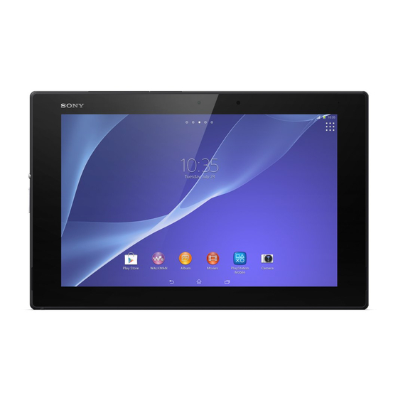Sony Xperia Z2 User Manual