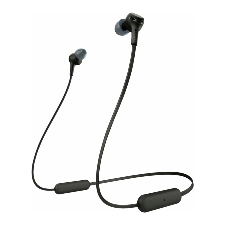 Sony WI-XB400 Manual