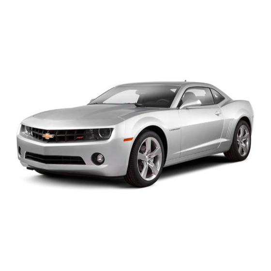 Chevrolet 2010 Camaro Owner's Manual