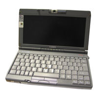 Sony VAIO C1 PictureBook PCG-C1X Service Manual