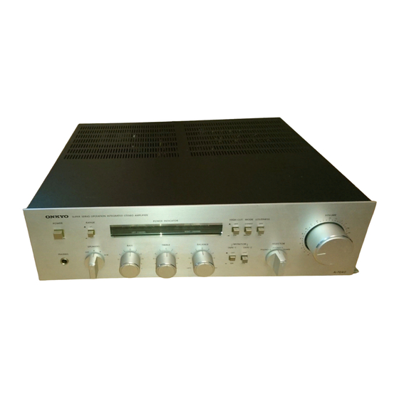 Onkyo A-7040 Service Manual