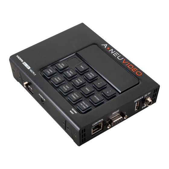 A-Neuvideo ANI-4KANA Instruction Manual