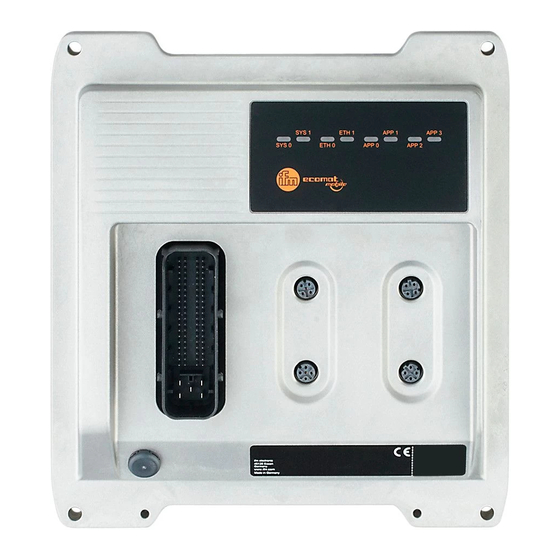 IFM ecomatController CR710S Original Operating Instructions