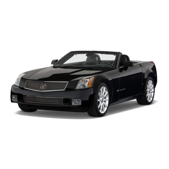Cadillac 2008 XLR Owner's Manual