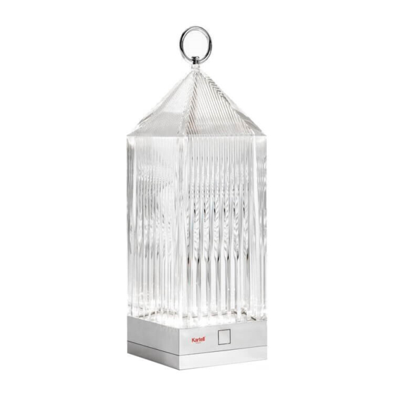 Fabio Novembre Kartell Portable LED Lamp Manuals