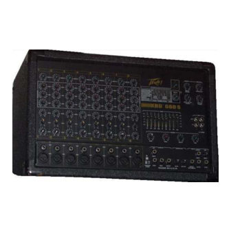 Peavey XRD 680S Operating Manual